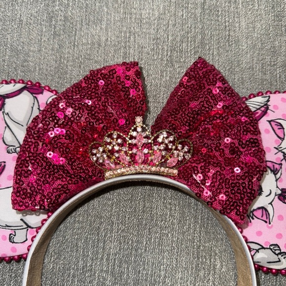 Disney Mickey / Minnie Mouse Marie Aristocats Light up ears - Picture 2 of 5